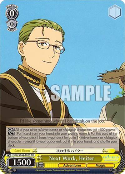 Next Work Heiter SFN/S108-TE02 TD Frieren: Beyond Journey’s End Card