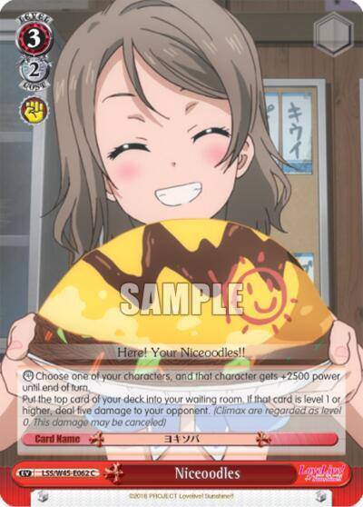 Niceoodles LSS/W45-E062 C Love Live! Sunshine!! Card