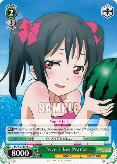 Nico Likes Pranks LL/W24-E035 U Love Live! Card