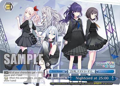 Nightcord at 25:00 (PR) PJS/S91-E112 PR HATSUNE MIKU: COLORFUL STAGE! Weiss Schwarz card