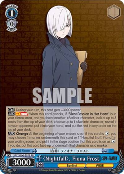 Nightfall Fiona Frost SPY/S106-E079 RR SPY x FAMILY Card