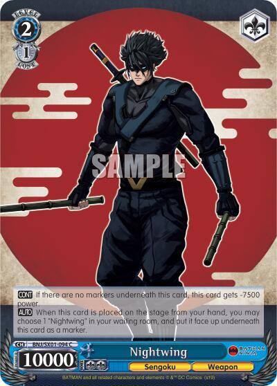Nightwing BNJ/SX01-094 C Batman Ninja Card