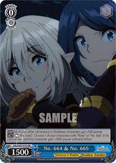 No 664 No 665 PR EIS/SX07-P13 The Eminence in Shadow Card