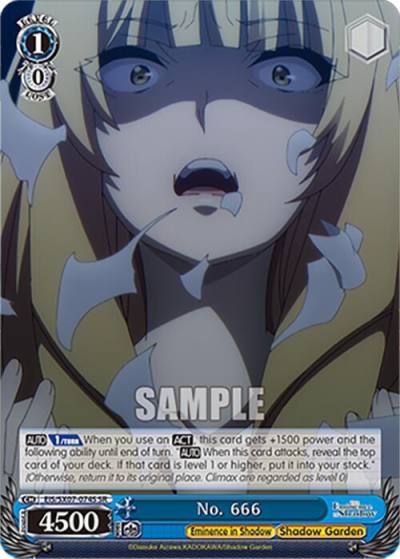 No 666 SR EIS/SX07-074S The Eminence in Shadow Card