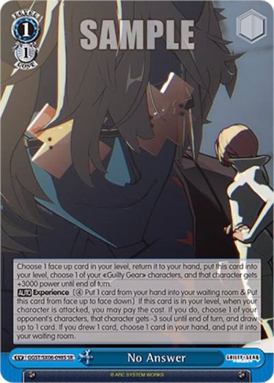 No Answer SR GGST/SX06-098S SR Guilty Gear -Strive- Card