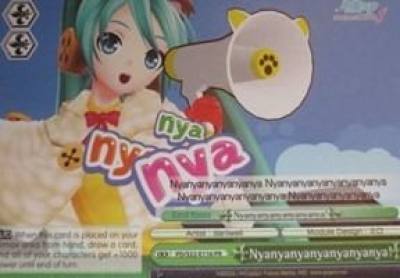 Nyanyanyanyanyanyanya PD/S22-E116 PR Hatsune Miku -Project DIVA- f Card