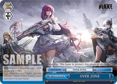 OVER ZONE NIK/S117-E112 CR GODDESS OF VICTORY: NIKKE Card