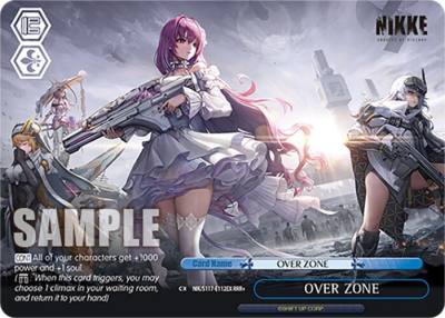 OVER ZONE RRRplus NIK/S117-E112EX RRR+ GODDESS OF VICTORY: NIKKE Card