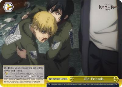 Old Friends RRR AOT/SX04-025R RRR Attack On Titan: Final Season Card