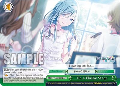 On a Flashy Stage PJS/S91-E052 CC HATSUNE MIKU: COLORFUL STAGE! Weiss Schwarz card