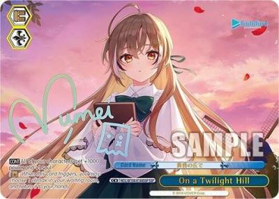 On a Twilight Hill SSP HOL/W104-E144SSP SSP hololive production Vol.2 Card