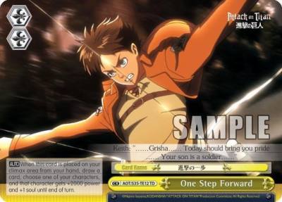 One Step Forward AOT/S35-TE12 TD Attack on Titan Card