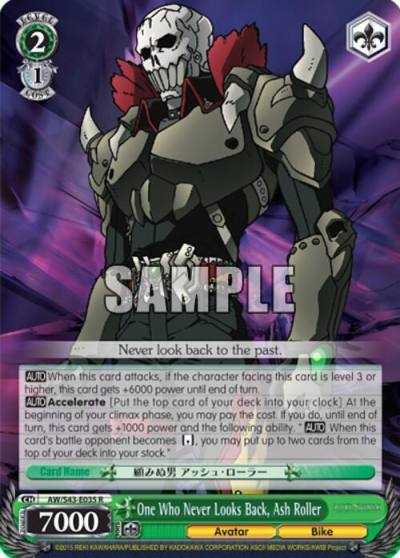 One Who Never Looks Back Ash Roller AW/S43-E035 R Accel World -Infinite Burst- Card