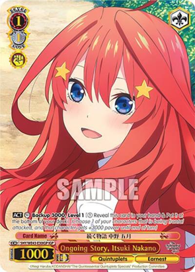 Ongoing Story Itsuki Nakano IGP 5HY/WE43-E30IGP IGP The Quintessential Quintuplets Specials Premium Booster Card