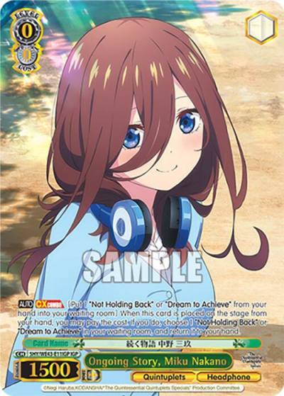 Ongoing Story Miku Nakano IGP 5HY/WE43-E11IGP IGP The Quintessential Quintuplets Specials Premium Booster Card
