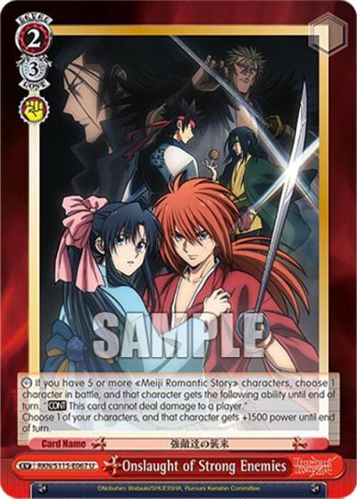 Onslaught of Strong Enemies RKN/S115-E067 U Rurouni Kenshin Card