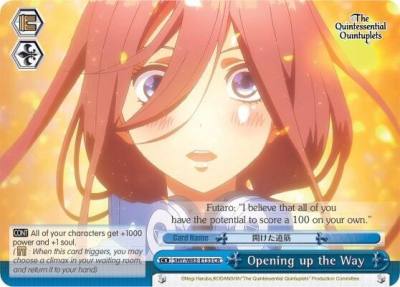 Opening up the Way 5HY/W83-E133 CR The Quintessential Quintuplets Card