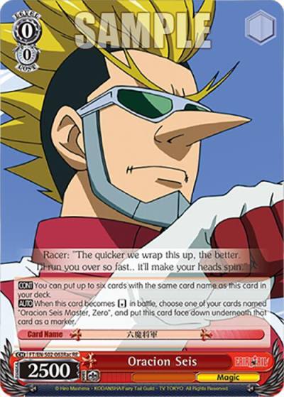 Oracion Seis Racer FT/EN-S02-063Rac C RE Fairy Tail Chronicle Set Card