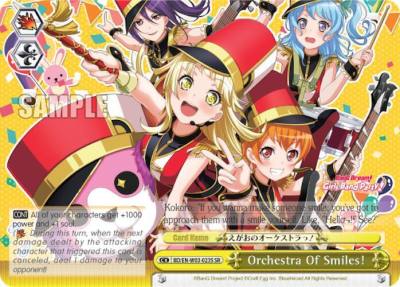 Orchestra Of Smiles SR BD/EN-W03-023S SR BanG Dream! Girls Band Party! MULTI LIVE Card
