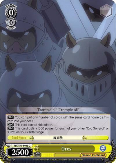 Orcs TSK/S70-E019 C That Time I Got Reincarnated as a Slime Card