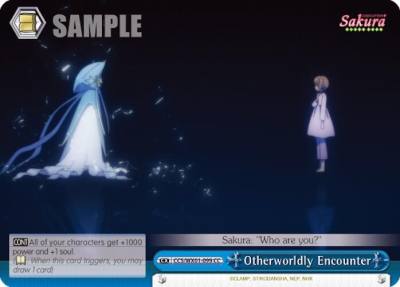 Otherworldly Encounter CCS/WX01-099 CC Cardcaptor Sakura: Clear Card Card