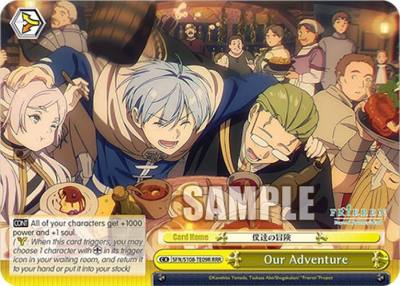 Our Adventure RRR SFN/S108-TE09R RRR Frieren: Beyond Journey’s End Card