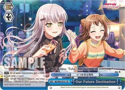 Our Future Destination BD/W95-E121 CR BanG Dream! Girls Band Party! 5th Anniversary Card