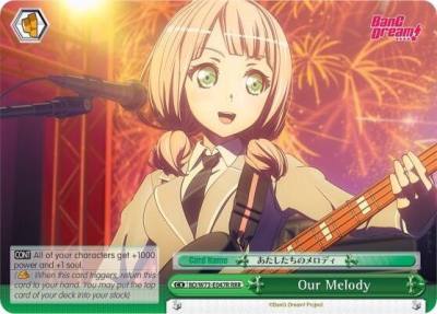 Our Melody RRR BD/W73-E047R BanG Dream! Vol.2 Card