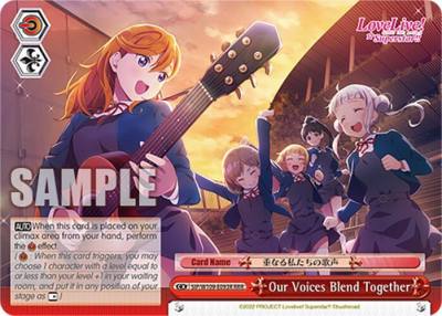 Our Voices Blend Together RRR SIP/W109-E093R RRR Love Live! School idol festival 2 MIRACLE LIVE! Card