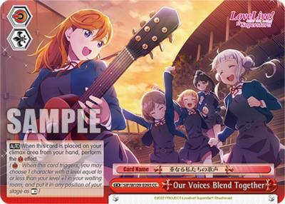 Our Voices Blend Together SIP/W109-E093 CC Love Live! School idol festival 2 MIRACLE LIVE! Card