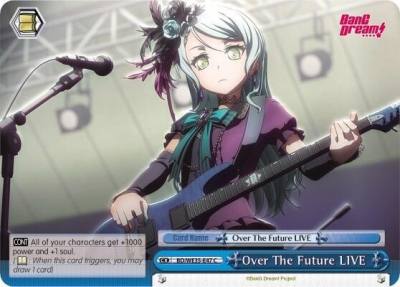 Over The Future LIVE Parallel Foil BD/WE35-E47 C Poppin’Party x Roselia Card
