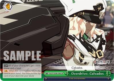 Overdrive Calvados GGST/SX06-048 CR Guilty Gear -Strive- Card