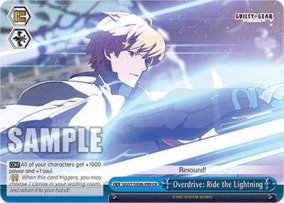 Overdrive Ride the Lightning GGST/SX06-099 CR Guilty Gear -Strive- Card