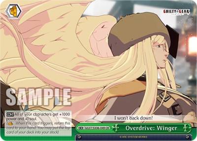 Overdrive Winger GGST/SX06-049 CR Guilty Gear -Strive- Card