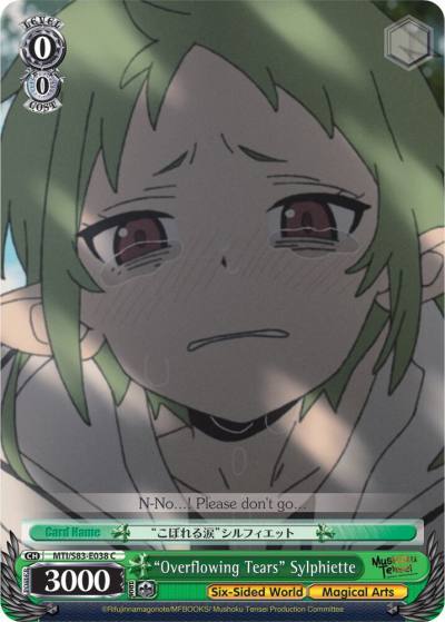Overflowing Tears Sylphiette MTI/S83-E038 C Mushoku Tensei: Jobless Reincarnation Card