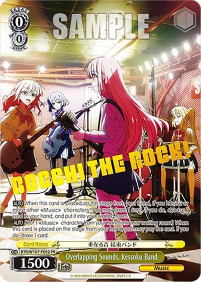 Overlapping Sounds Kessoku Band PR BTR/W107-PE02 BOCCHI THE ROCK! Card