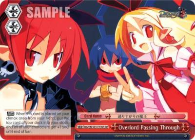 Overlord Passing Through SR DG/EN-S03-E130S SR Disgaea Card