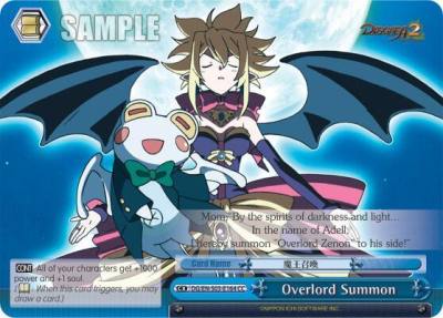 Overlord Summon DG/EN-S03-E164 CC Disgaea Card