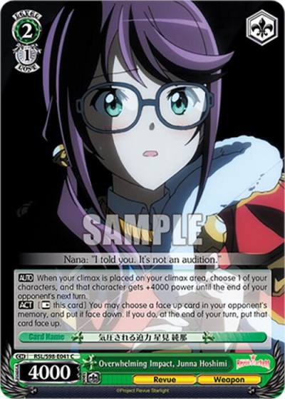 Overwhelming Impact Junna Hoshimi RSL/S98-E041 C Revue Starlight The Movie Card