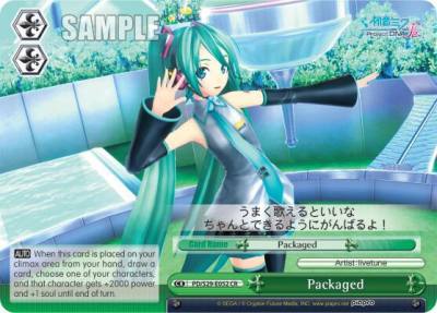 Packaged PD/S29-E052 CR Hatsune Miku: Project DIVA F 2nd Card
