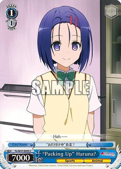 Packing Up Haruna TL/W37-E095 C To Loveru Darkness 2nd Card