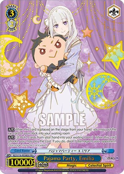Pajama Party Emilia PR RZ/S116-PE08EX Re:ZERO -Starting Life in Another World- Vol.3 Card