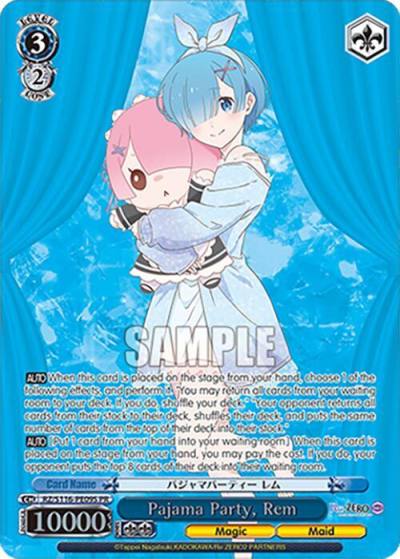 Pajama Party Rem PR RZ/S116-PE09S Re:ZERO -Starting Life in Another World- Vol.3 Card