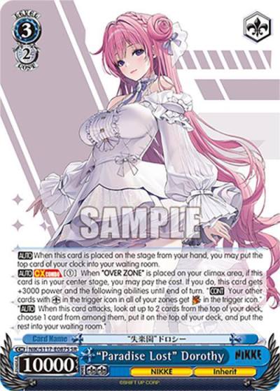 Paradise Lost Dorothy SR NIK/S117-E087S SR GODDESS OF VICTORY: NIKKE Card