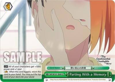 Parting With a Memory 5HY/W101-E049 CC The Quintessential Quintuplets Movie Card