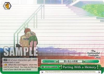 Parting With a Memory RRR 5HY/W101-E049R RRR The Quintessential Quintuplets Movie Card