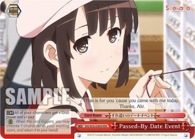 Passed By Date Event RRR SHS/W56-E080R RRR Saekano: How to Raise a Boring Girlfriend Card