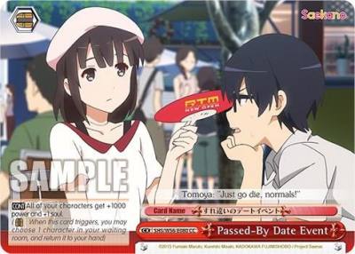 Passed By Date Event SHS/W56-E080 CC Saekano: How to Raise a Boring Girlfriend Card