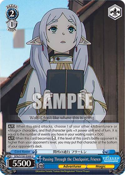 Passing Through the Checkpoint Frieren SFN/S108-E088 U Frieren: Beyond Journey’s End Card