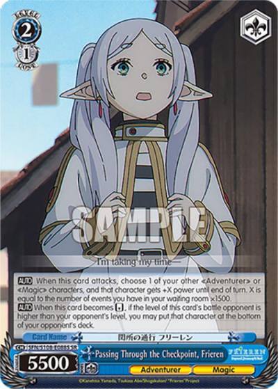 Passing Through the Checkpoint Frieren SR SFN/S108-E088S SR Frieren: Beyond Journey’s End Card